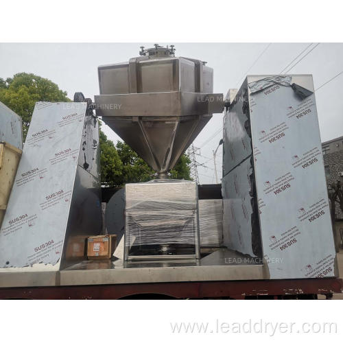 Stainless fixed bin blender Power square cone mixer